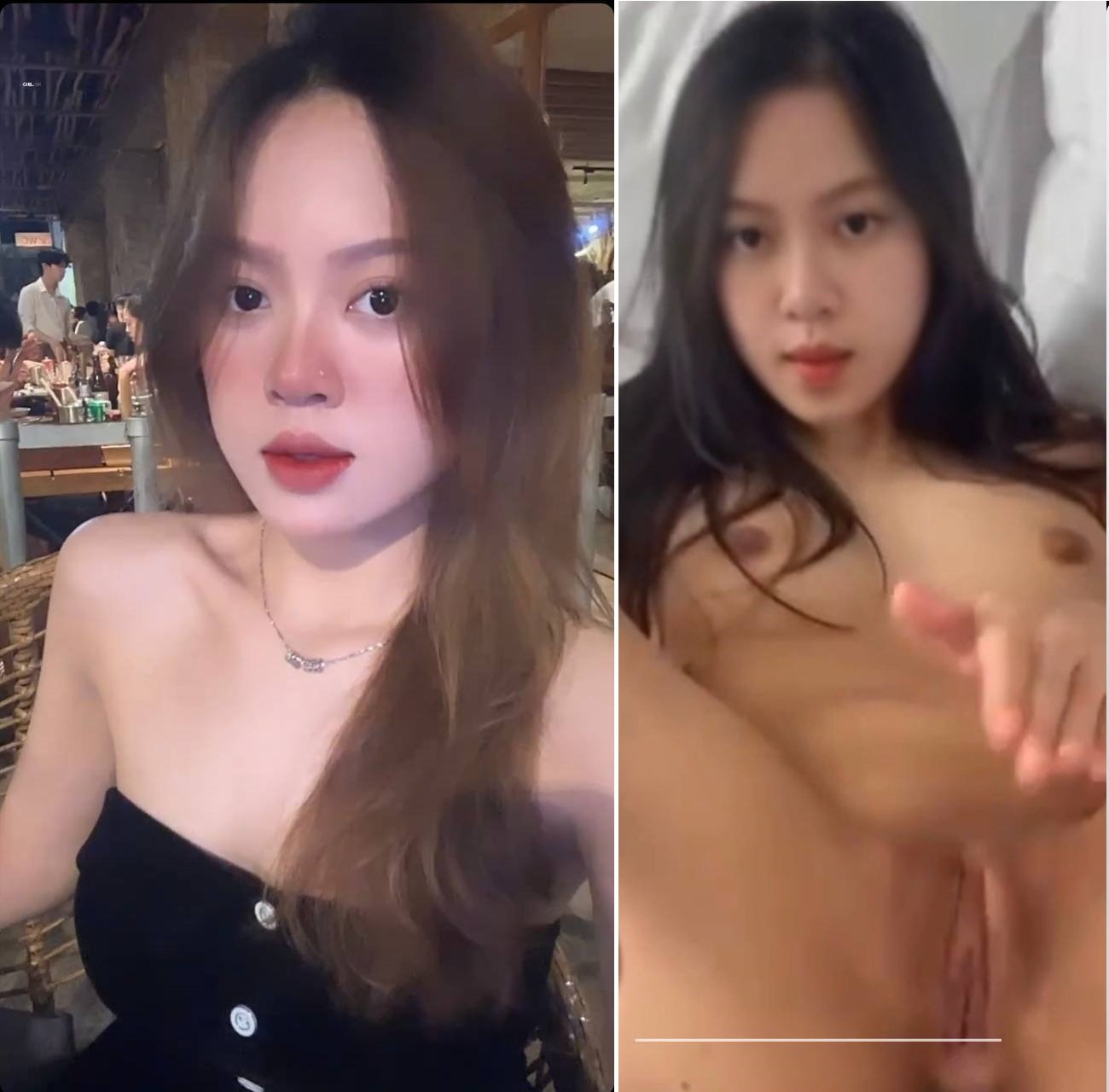 Gái xinh Gen Z dễ thương chem chép đẫm nước